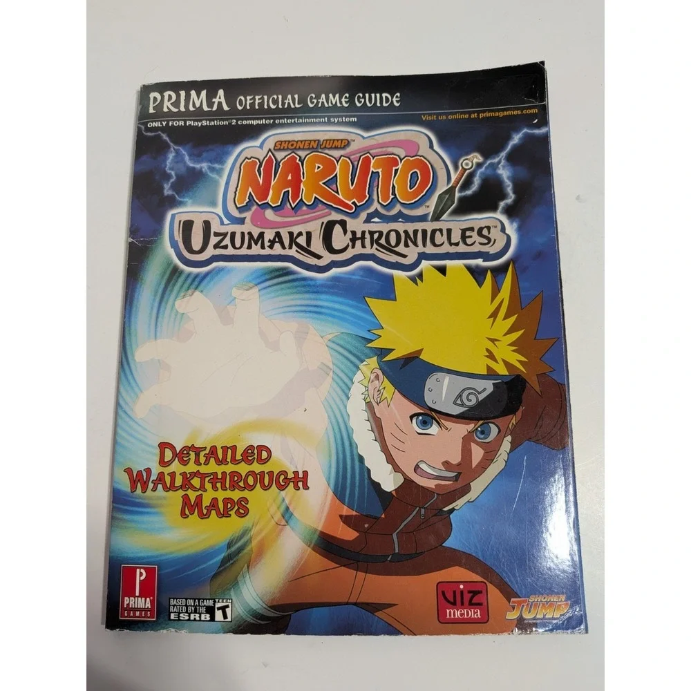 Naruto: Uzumaki Chronicles Prima Official Strategy‎ Guide Sony Playstation 2